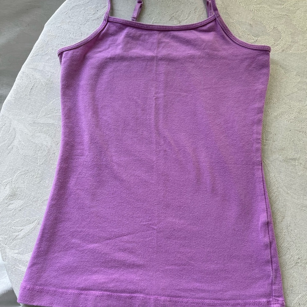 Cat & Jack Girls Mauve Purple Adjustable Tank Top